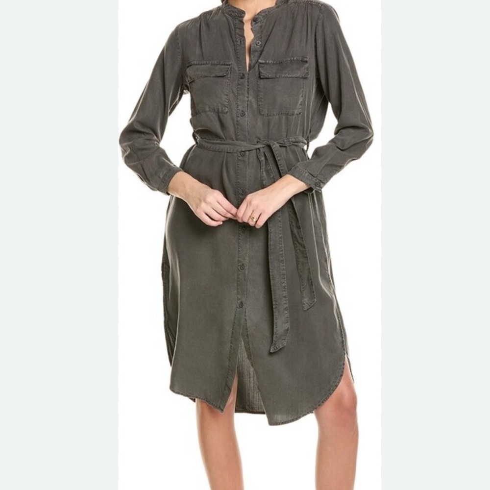 Bella Dahl Tan Button-Up Shirt